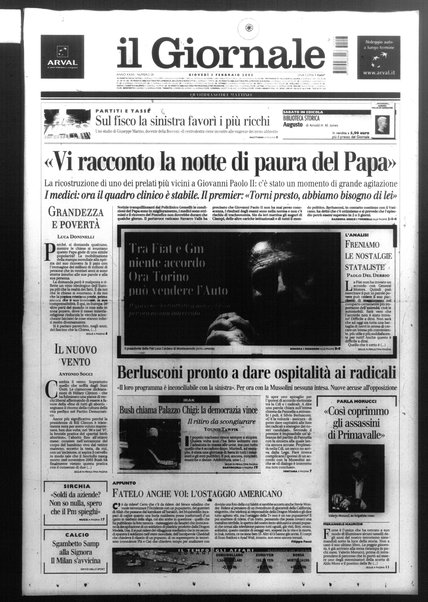 Il giornale : quotidiano del mattino